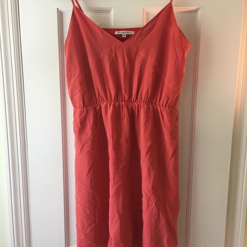 Broadway & Broome Coral Sundress